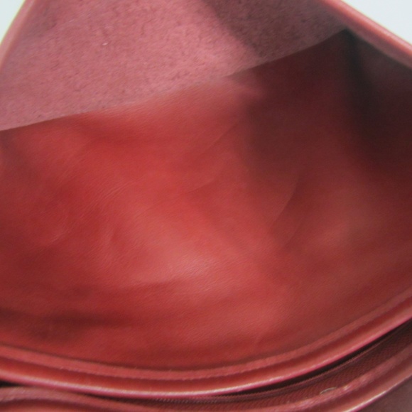 Vintage Coach Red Leather Messenger Bag 4150 USA - Picture 8 of 8